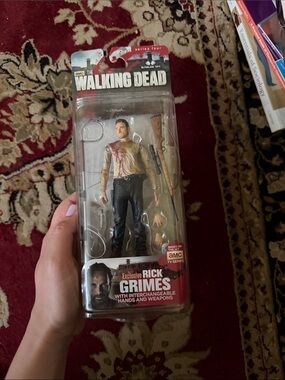 The Walking Dead Exclusive Rick Grimes Action Figure - Series Four